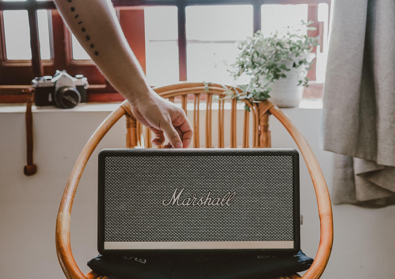 speaker, marshall, chair, home, sound, equipment, camera, pentax, film, bluetooth, stanmore, furniture, in the home, ind